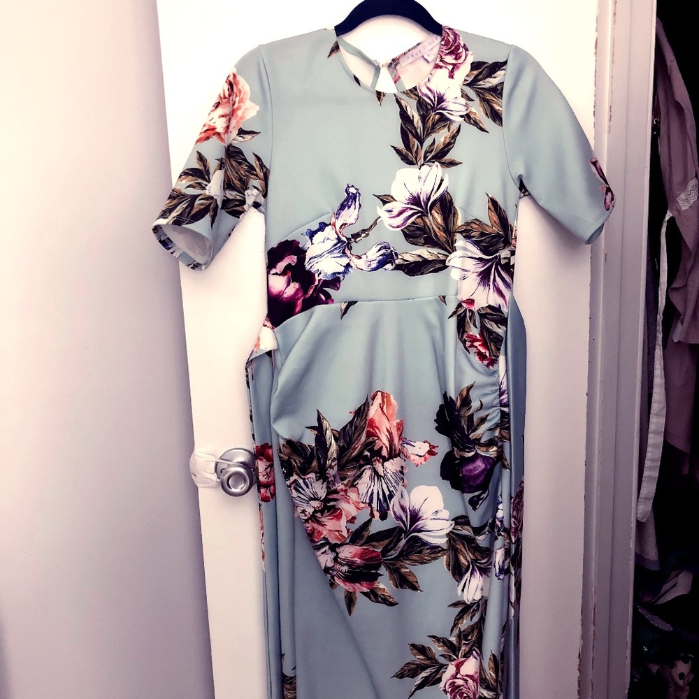 True Violet Maternity Dress